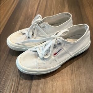 Superga 2750 COTU White Canvas Sneakers